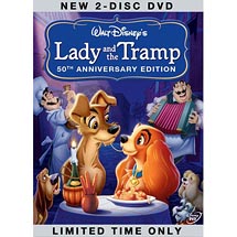 Blockbuster Movie Lady And The Tramp DVD